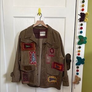 Handmade Assemblage Studio Co Patchwork Cord Jacket
